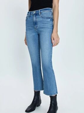 Pistola Lennon High-Rise Crop Boot Jean: Derby size 33